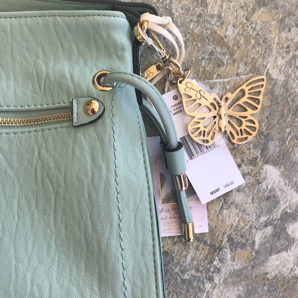*SOLD* Jessica Simpson Crossbody/Purse, Pistachio - Picture 4 of 9